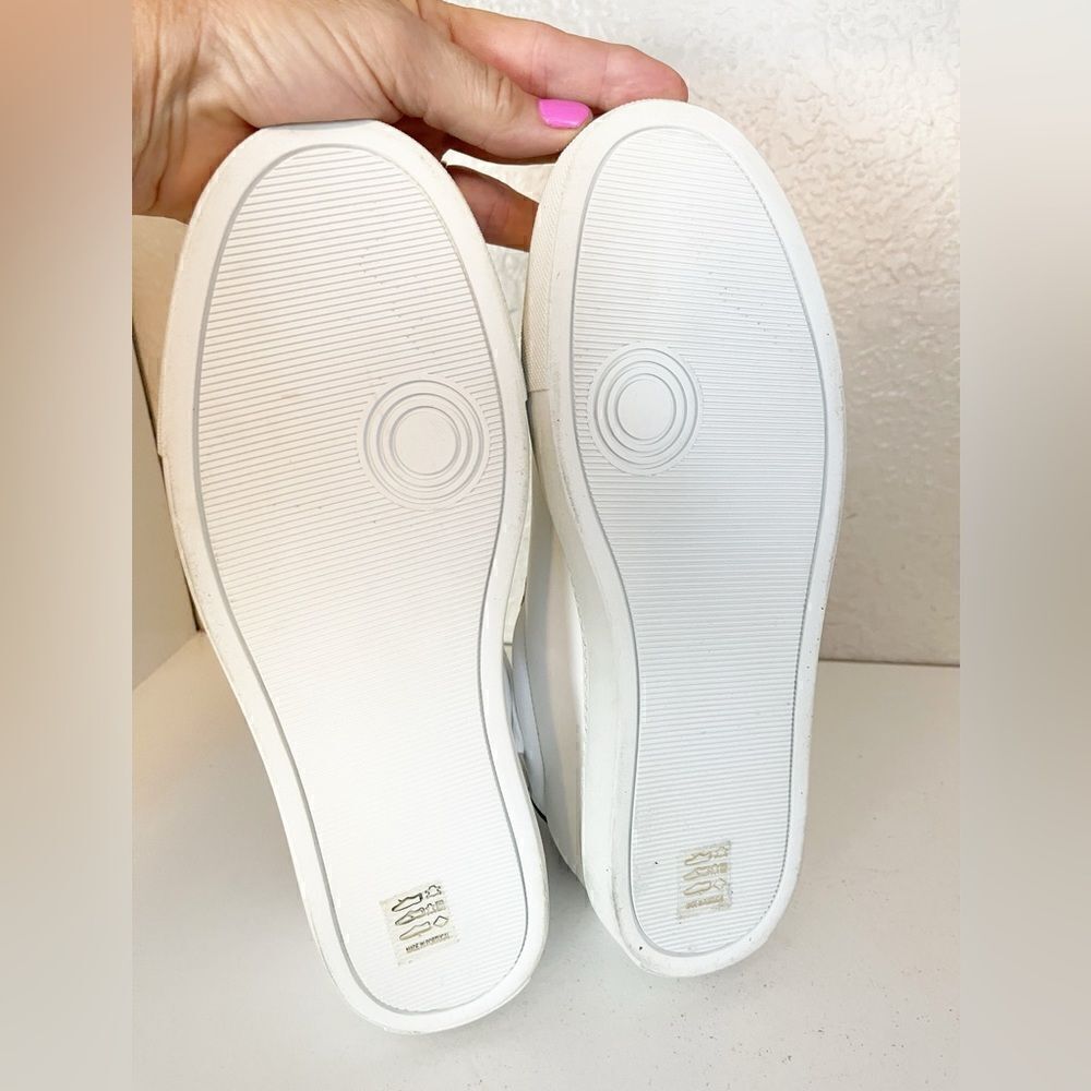 Zadig & Voltaire leather sneakers ZV1747 tattoo style heart patch French 41/US10 - Picture 14 of 15